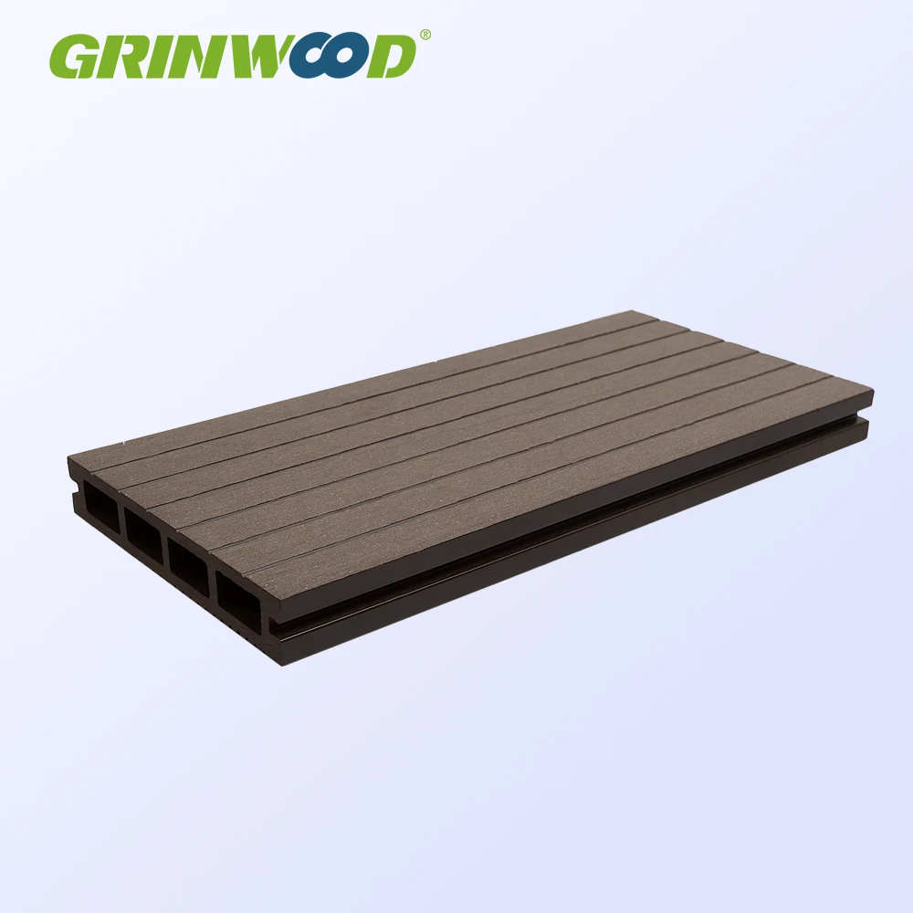 De Plástico De Madera Wpc Cubierta/wpc Cubierta Con Suave Tratamiento