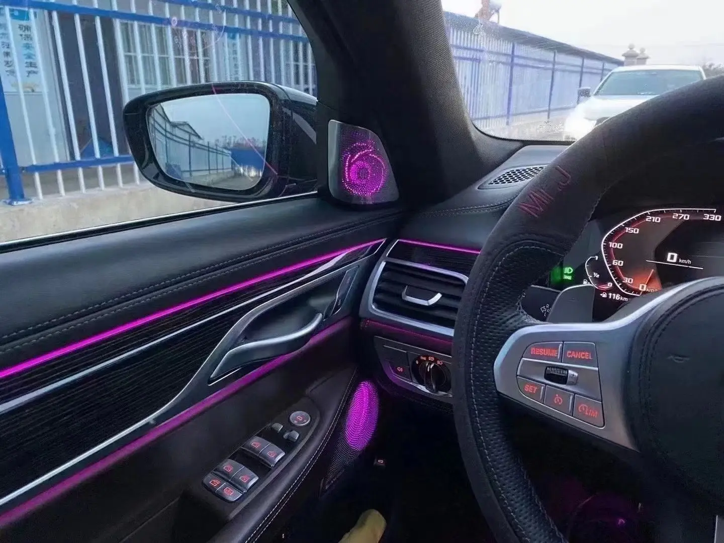 Hyd B&w Speaker Cover 13 Pcs Ambient Light For Bmw Series X6 G06 Car