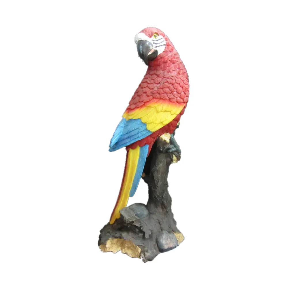 resin parrot figurines