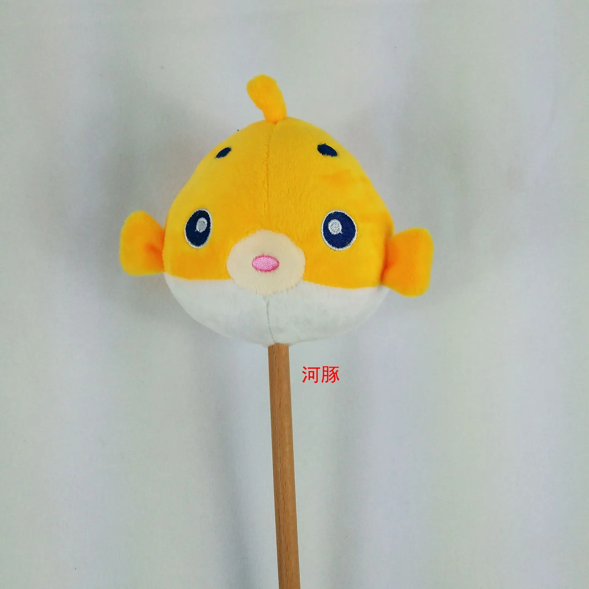 Cute Cartoon Plush Toy Knock Back Stick Massage Stick Diy Promotion