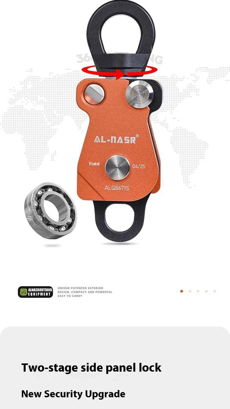 Pulley Riser AL-NASR Universal Aluminum Single Double Pulley Lifting Weight Riser ...