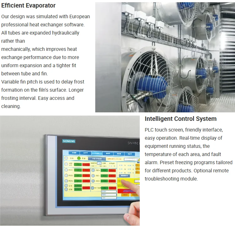 Brand Small Tunnel Freezer, 300kg, 380 V, 15kw - detail 12