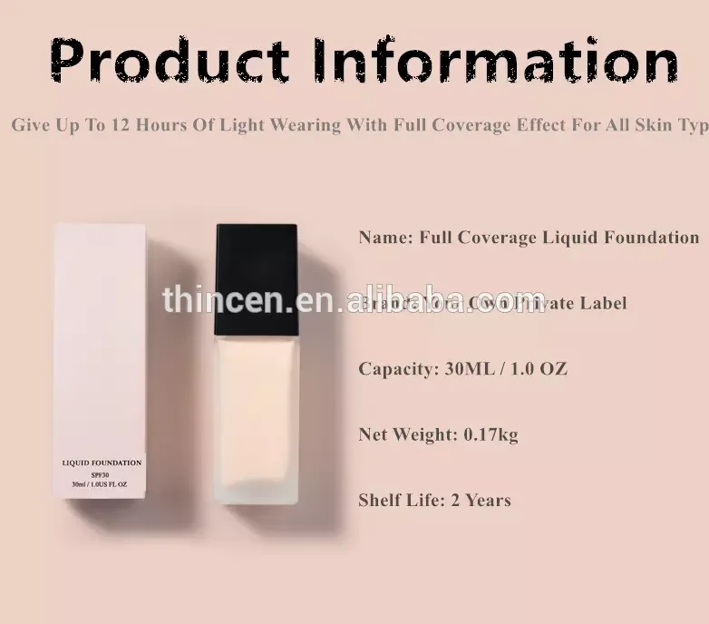Fit Me Concealer Private Label Matte Foundation Makeup Liquid Make Up Foundation