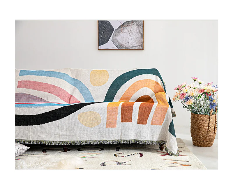 Savvy Wholesale Custom Blankets Polyester Astronaut Jacquard Beach