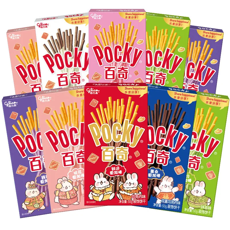 Pocky Chocolate Sticks - Wholesale Blueberry Strawberry Flavors