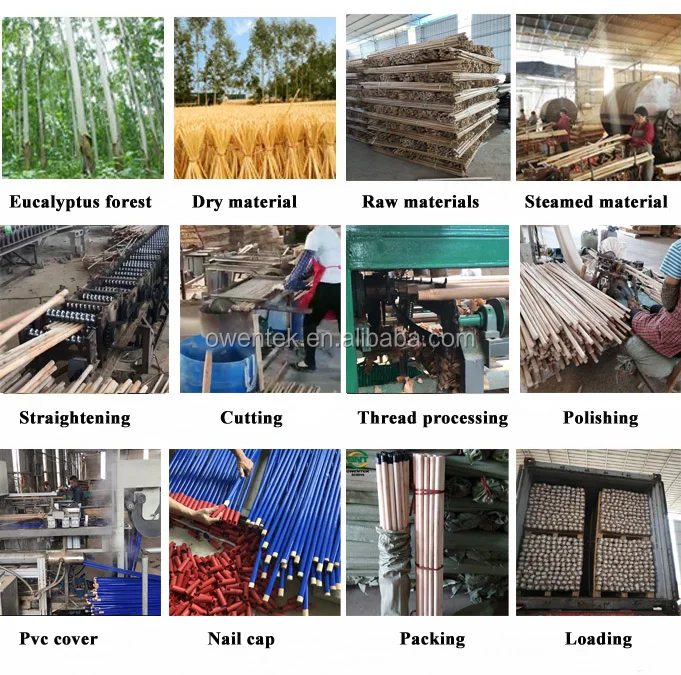 machine making wood broom handle