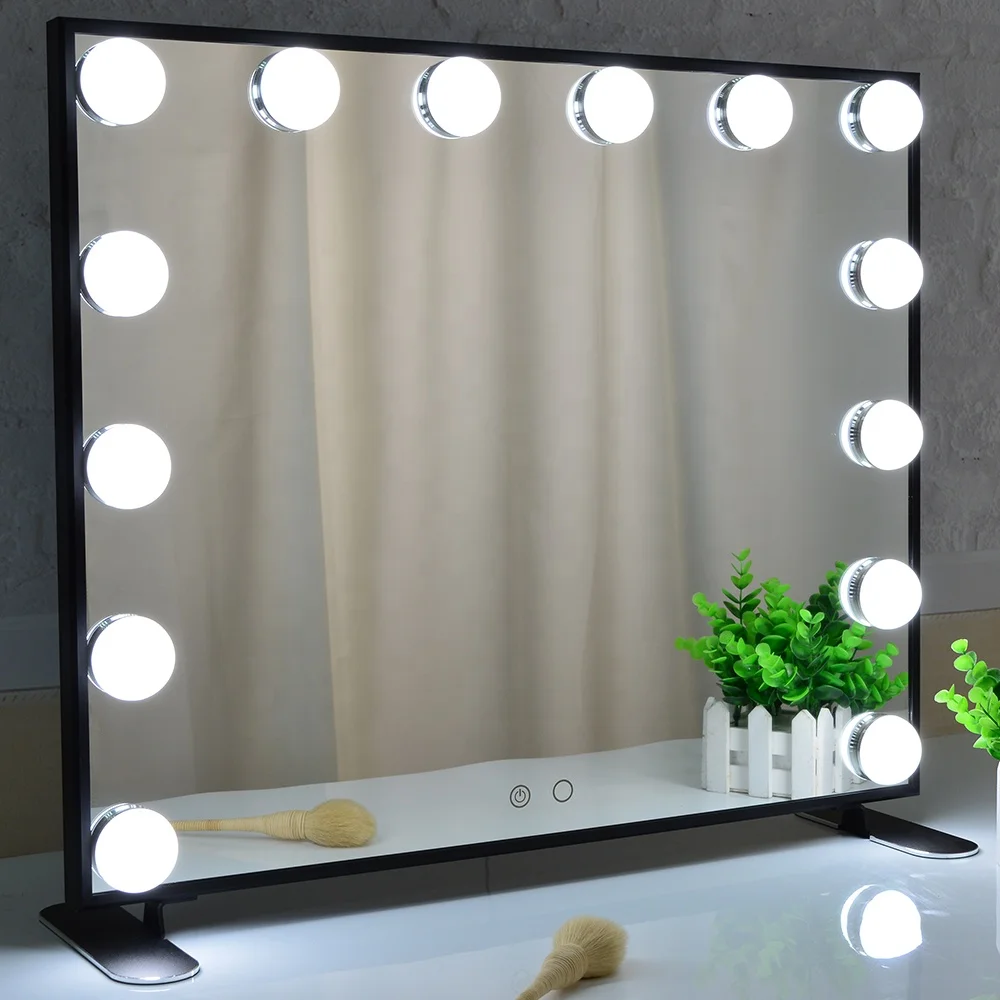 Walmart lighted led magnifying professional makeup mirror vanity with lights