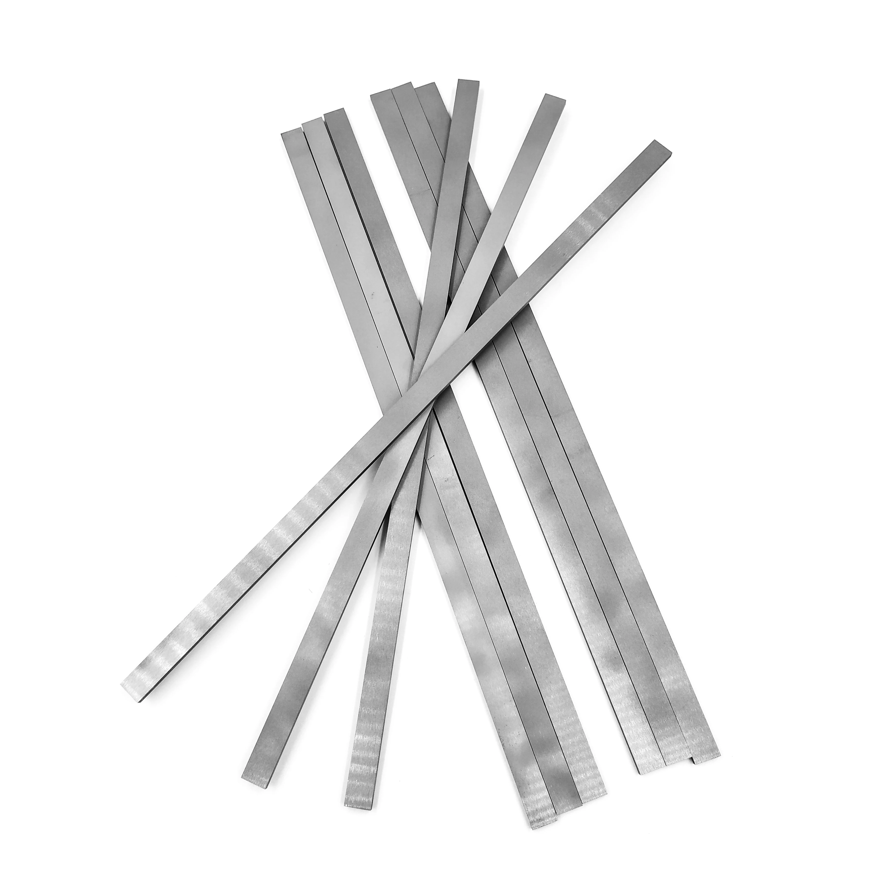 High Quality Custom Various Types Cemented Tungsten Carbide products, Rectangular Blank Fat Stock bars/cemented carbide strips 