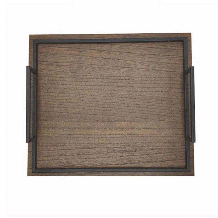 2020 New arrival wooden trays for coffee table wooden serving tray