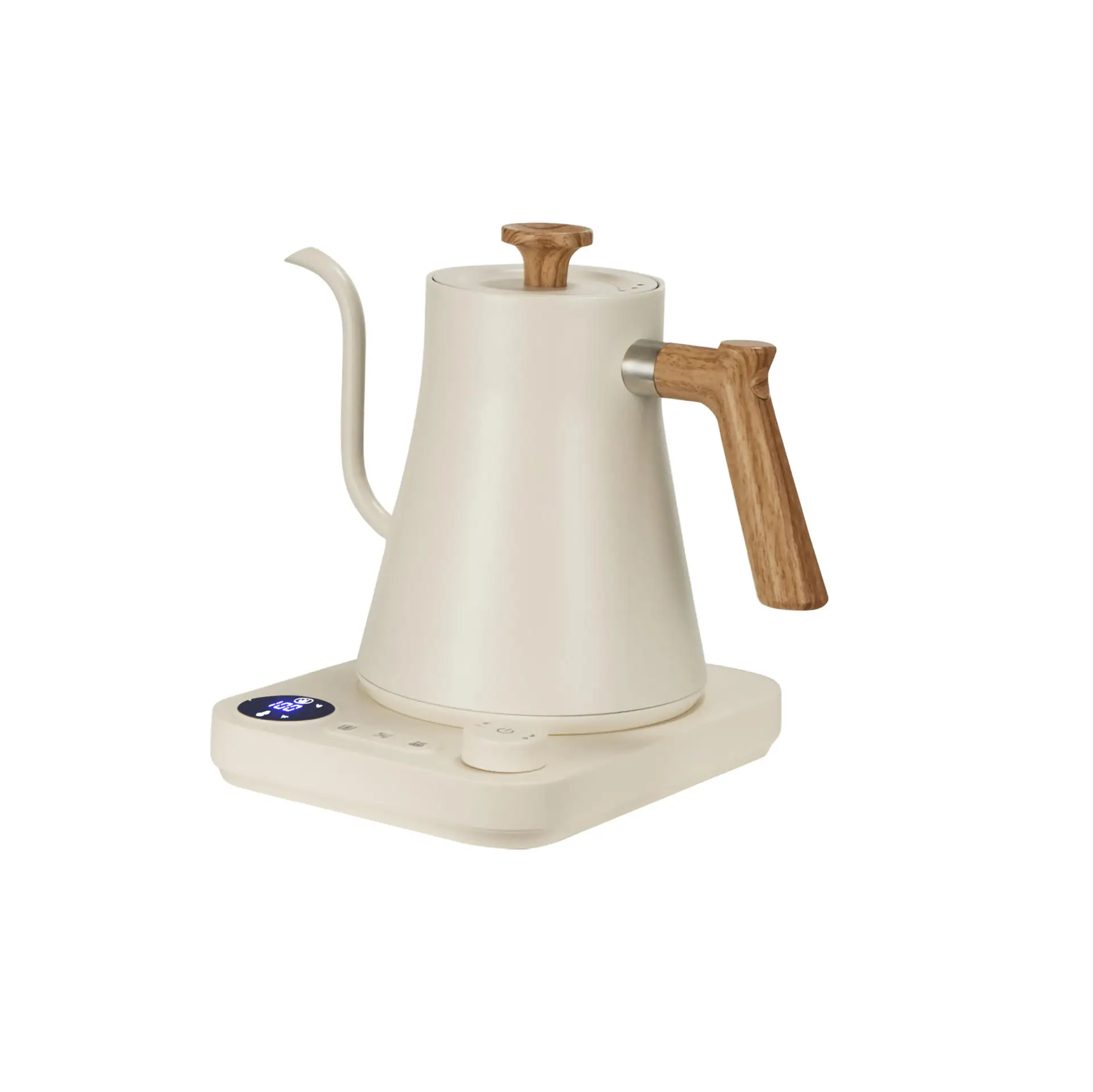 Stainless Steel Temperature Control Coffee Kettle Gooseneck Water Tea Pot details