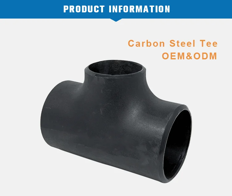Reto sem emenda do encaixe de tubulação do aço carbono ASME B16.9/reduzindo a solda de extremidade do T SCH40 DN50 ASTM A234 WPB