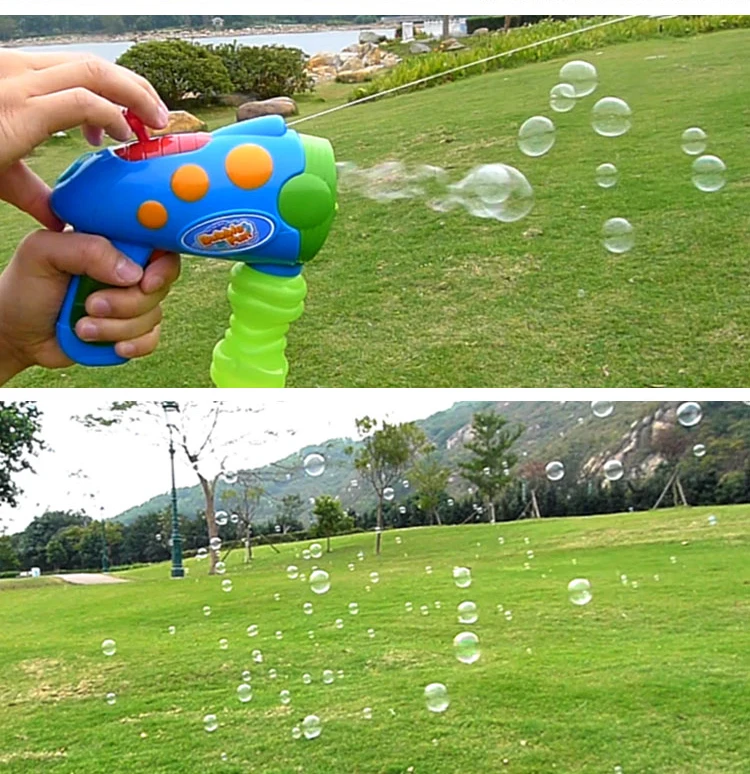 Bubble Fun Summer Outdoor Toys Wholesale Bubble Gun 2 In 1 Toy Soap