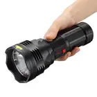 入力出力 1800 ルーメンアルミ防水ハンドランプ攻撃ヘッドトーチ 20 ワット P50 LED 戦術的な懐中電灯 COB サイドライト
