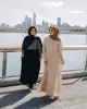 2019 wholesale new arrival high quality shining sequin and chiffon dress muslim abaya