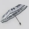 Custom creative clock umbrella auto open and close three folding umbrella