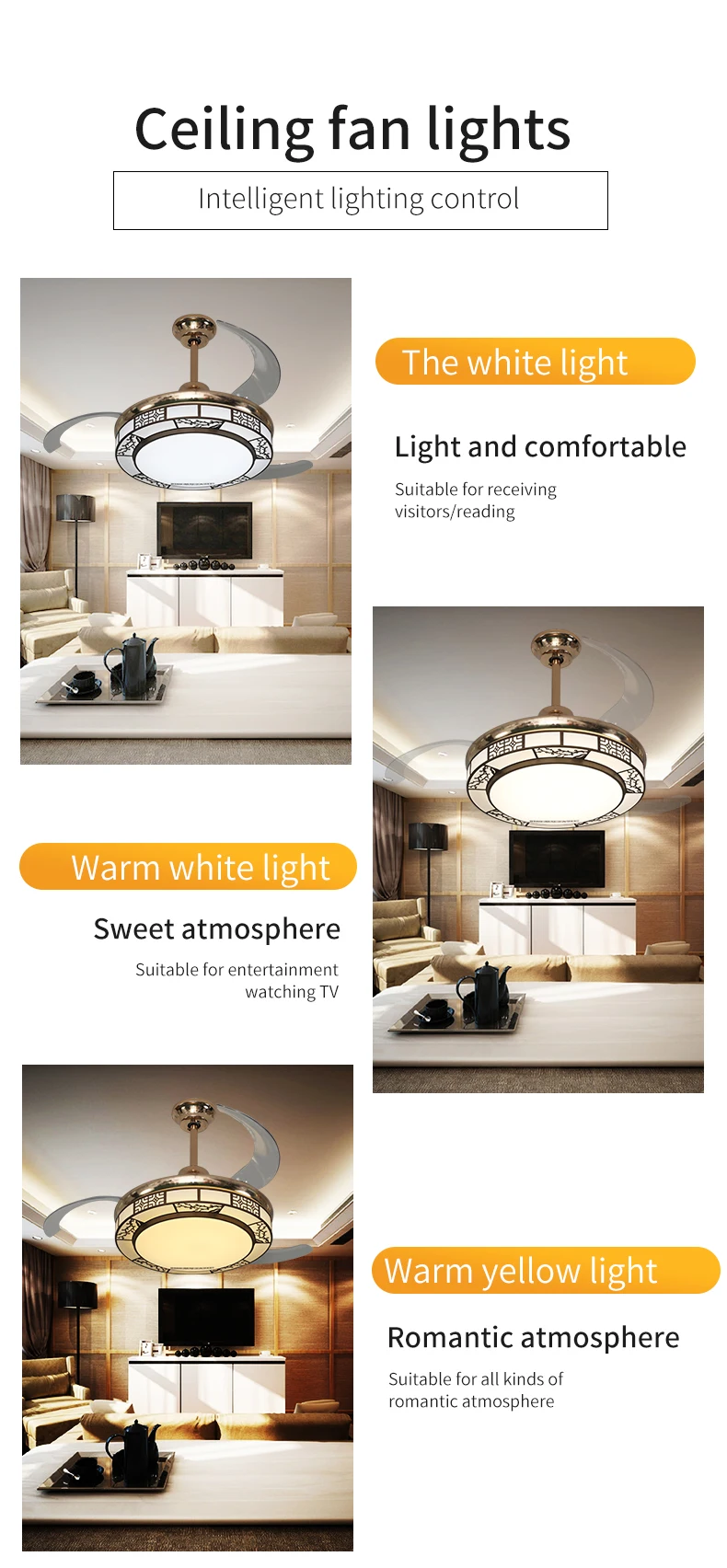 Ceiling Fan, LED, 147, Metal - detail 16
