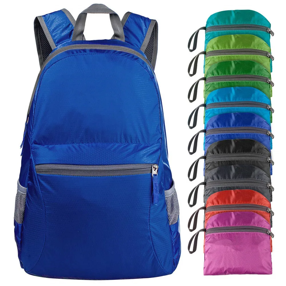 Rpet Recycled Ocean Plastic Foldable Backpack,Lightweight Sports ...