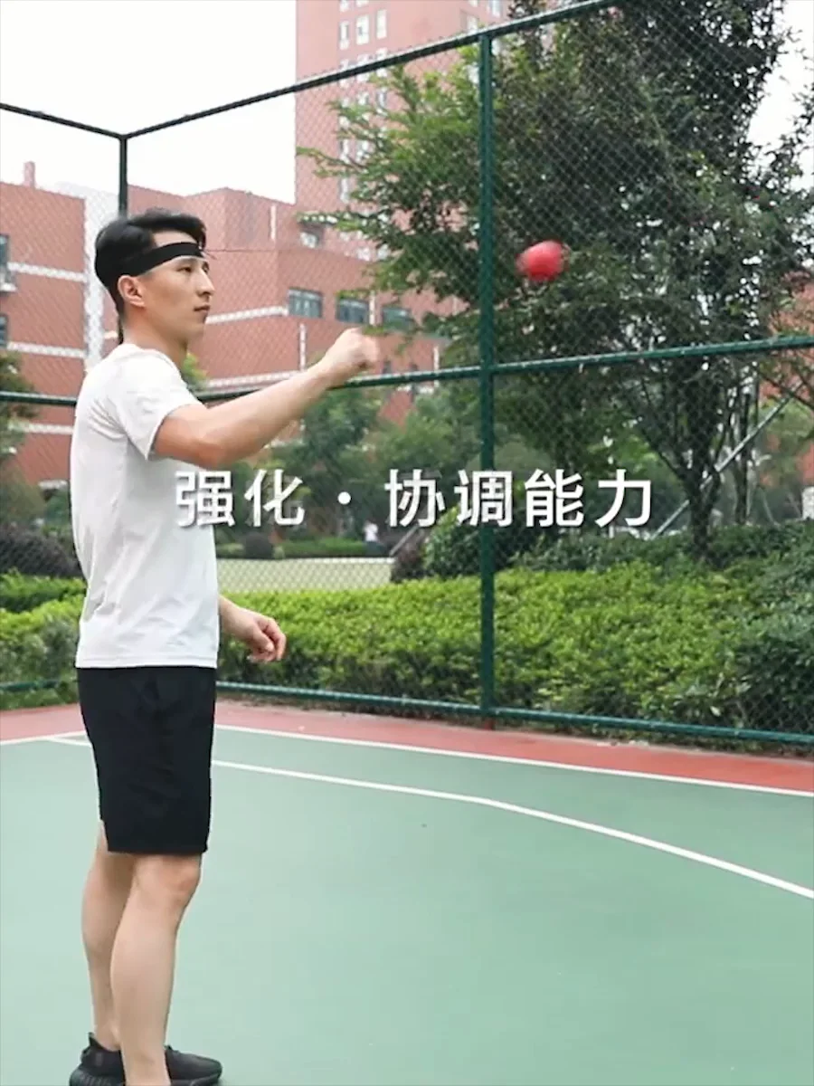 Mma Sanda Hand Eye Training Set With Headband Indoor Gym Fitness