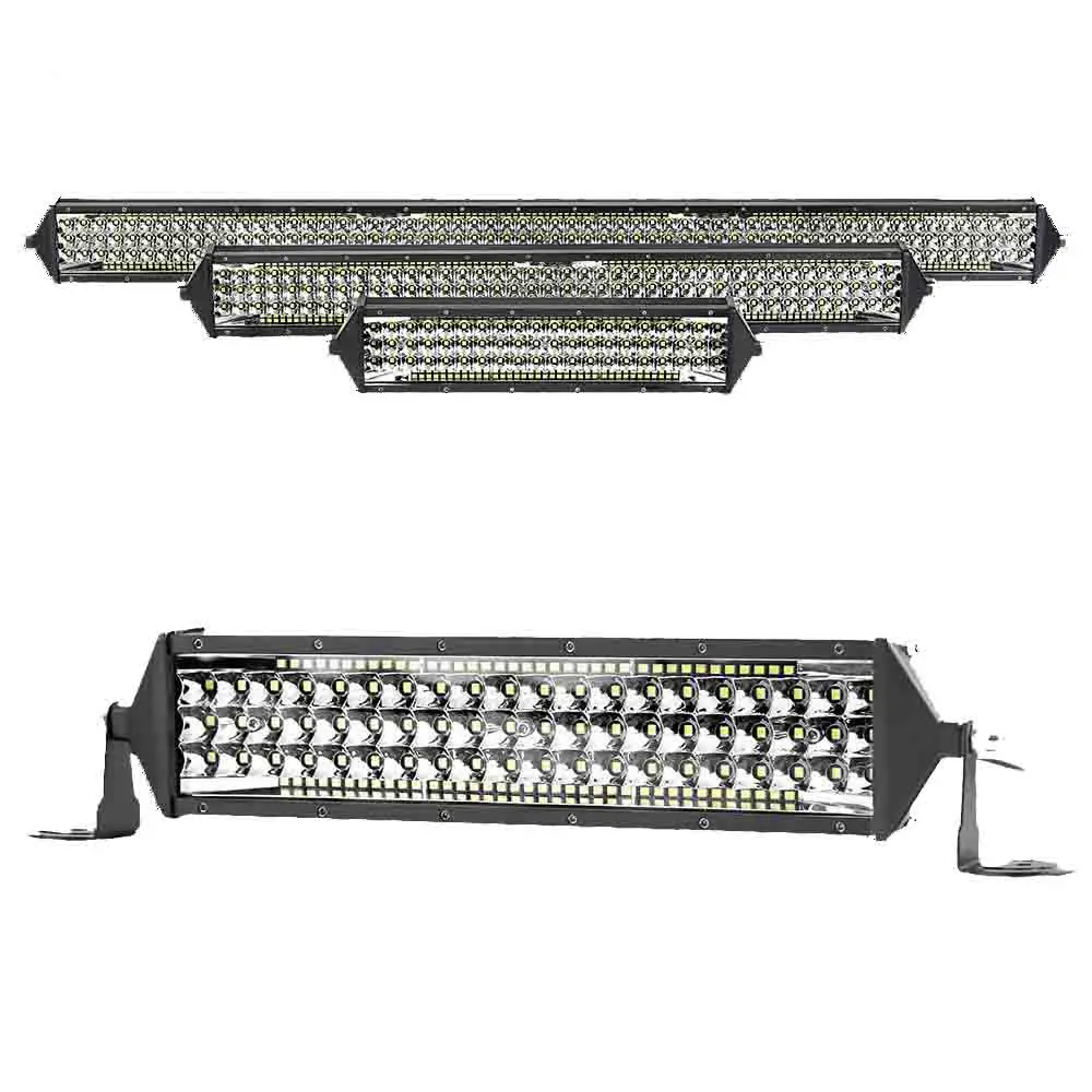 2020 New Cheap Slim Five Row 36W 12 LED Light Bar Offroad SUV ATV Lamp with aluminum housing