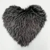 2019 Now hottest lovely love shape long high pile faux fur cowhide carpet rug for home living room