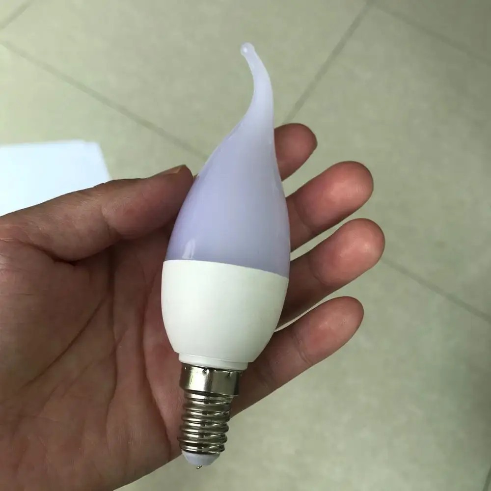 China professional manufacturer c37 e14 led bulb candle 8W save energy indoor led lamp lighting for decoration