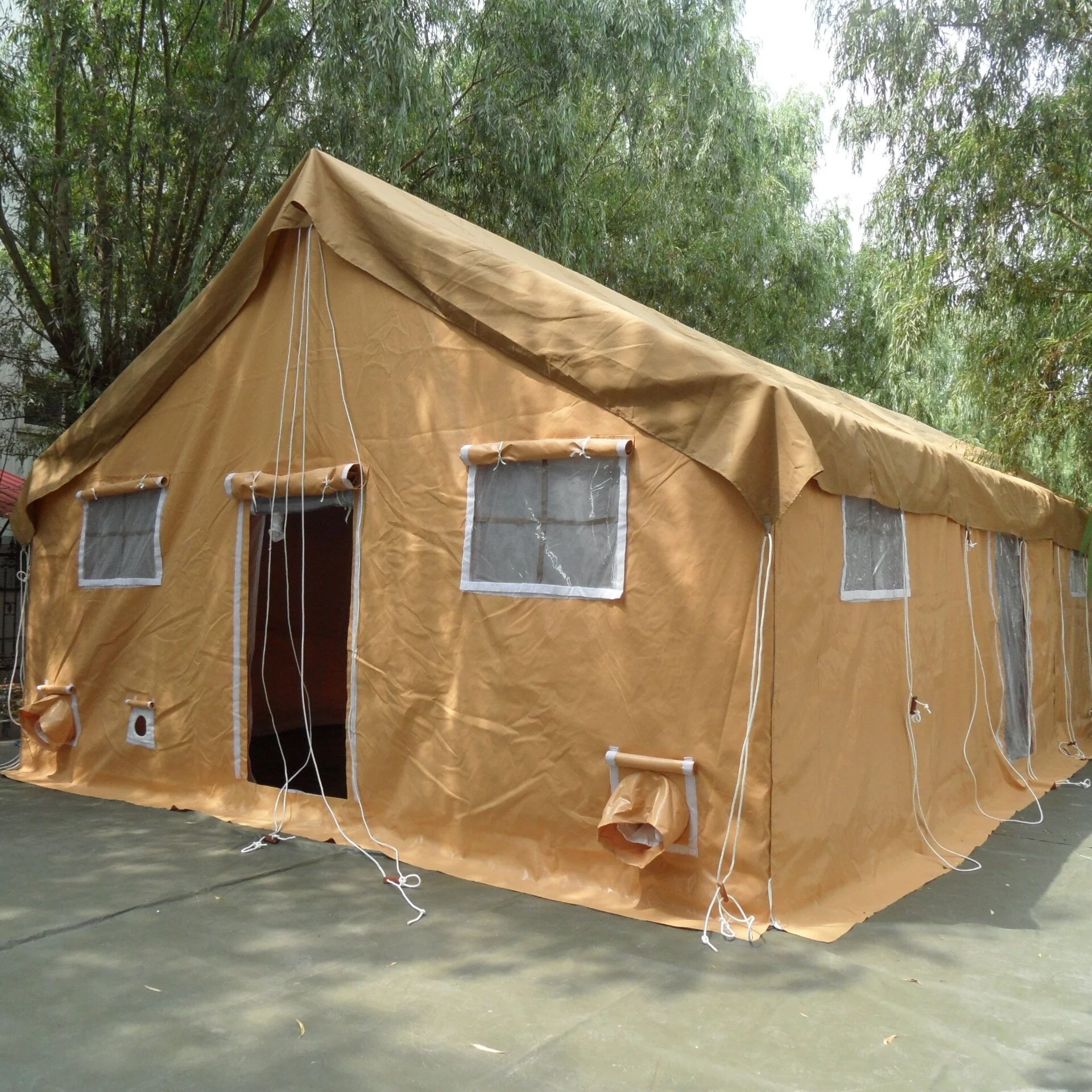 pvc永久沙漠框架帐篷尼泊尔军队双飞帐篷狩猎帐篷