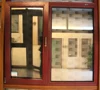 High Quality German Timber Inward Swing Soundproof Bay Window alu wood clad inward casement window
