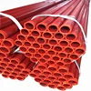 Red Painted Groove End Fire Fighting Steel Pipe