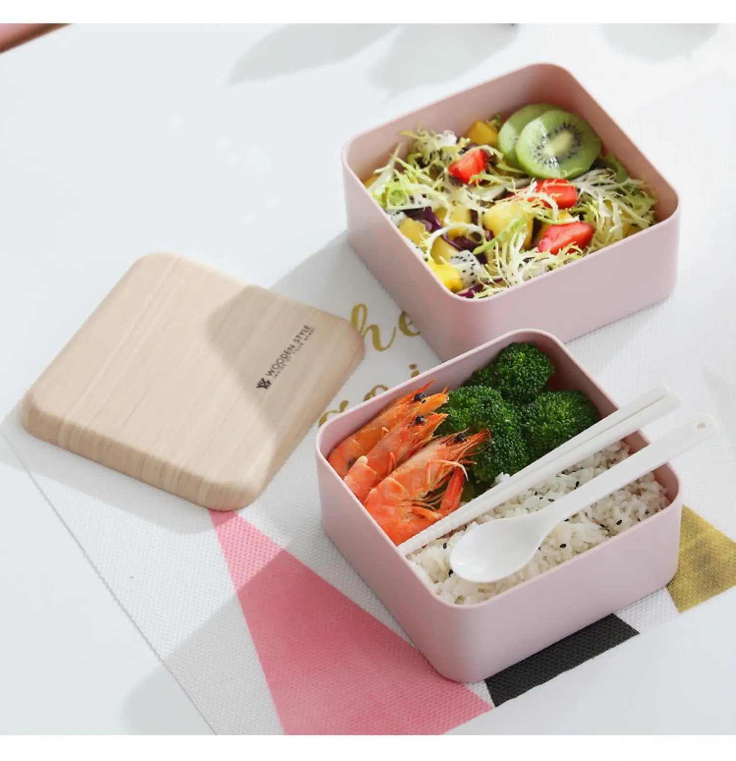 Eco Friendly Bento Lunch Box - Portable & Heatable Food Container