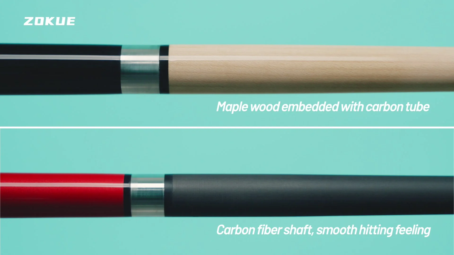 ビリヤードキュZOKUE Carbon Fiber Shaft ZOKUE ビリヤードキュー