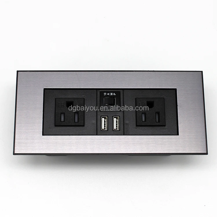 BAYU Power Outlets Strip Sockets with USB - Safe & Versatile