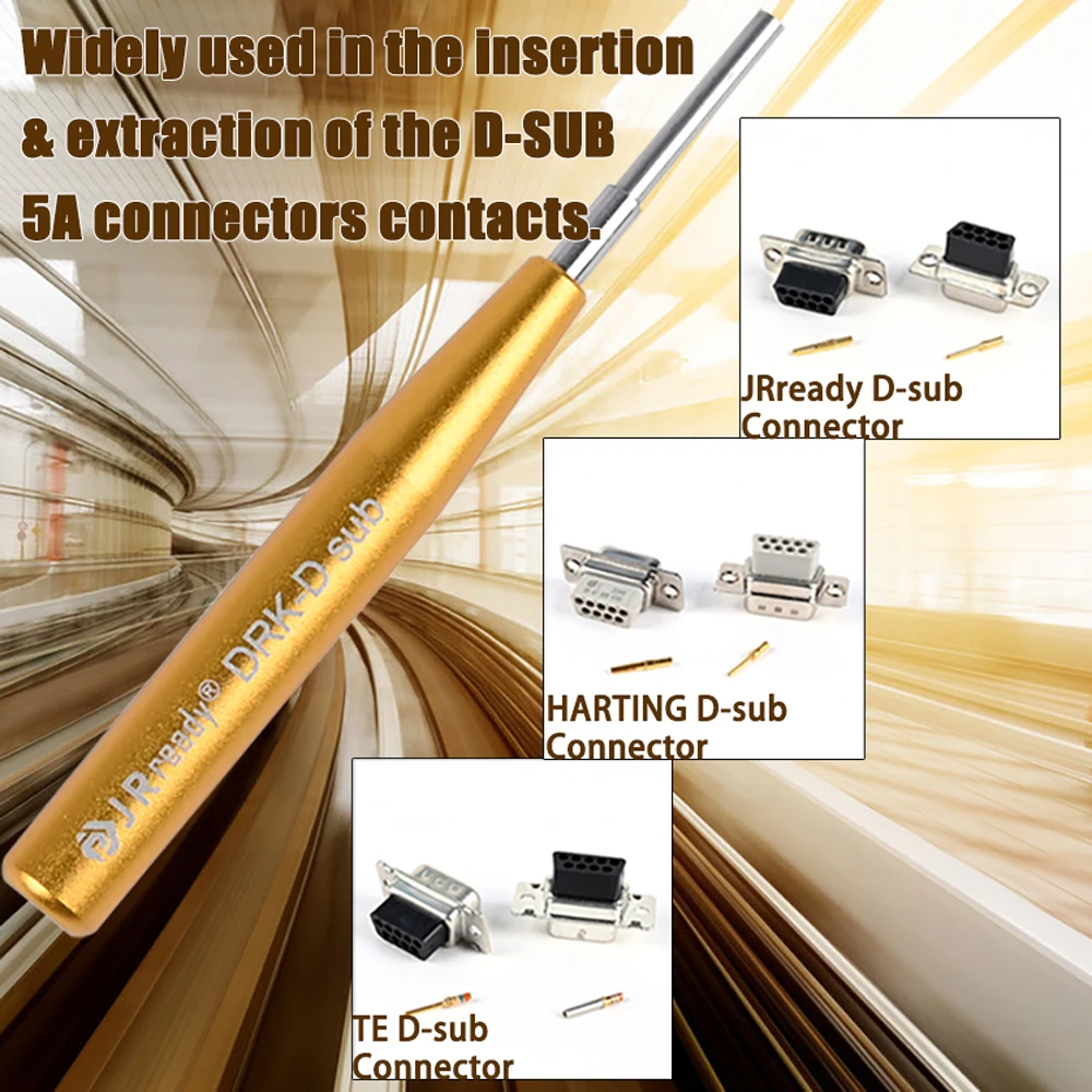 Jrready Drkd Sub Pins Insertion Extraction Tool For Te/amp/harting Heavy Duty 5a Han D Sub