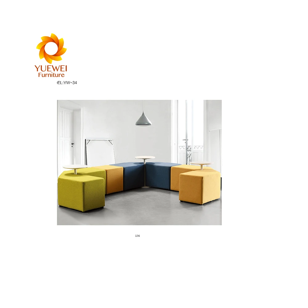 
2020 Hot Selling Office Executive Modular Leisure Small Corner Sofa Office Use 