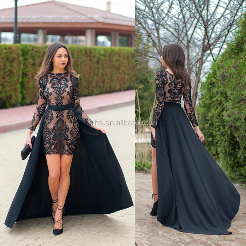 black detachable train for dress