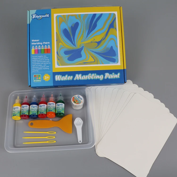 
6 colors safe and non-toxic DIY Paint set for kids 