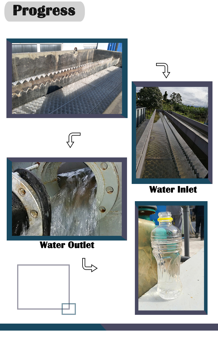 Coagulation Flocculation Sedimentation Tank Lamella Clarifier For River