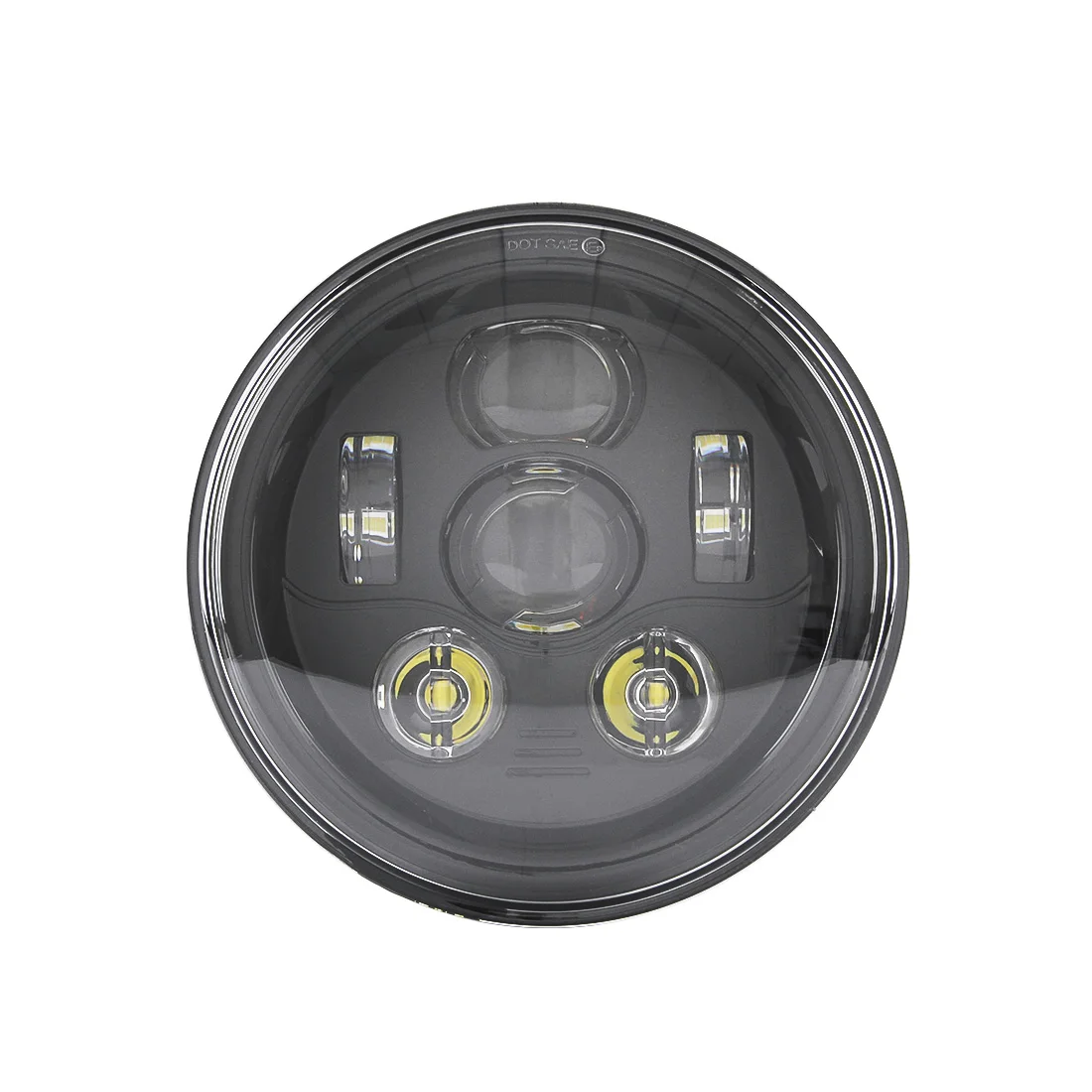 Car Motorcycle Parts Angel Eyes 7 Inch Round 45W LED Headlight