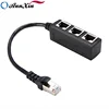 Hot sell Model RJ45 Male to 3 Female Splitter Adapter Cable CAT7 Network Ethernet Extension Connection Cable
