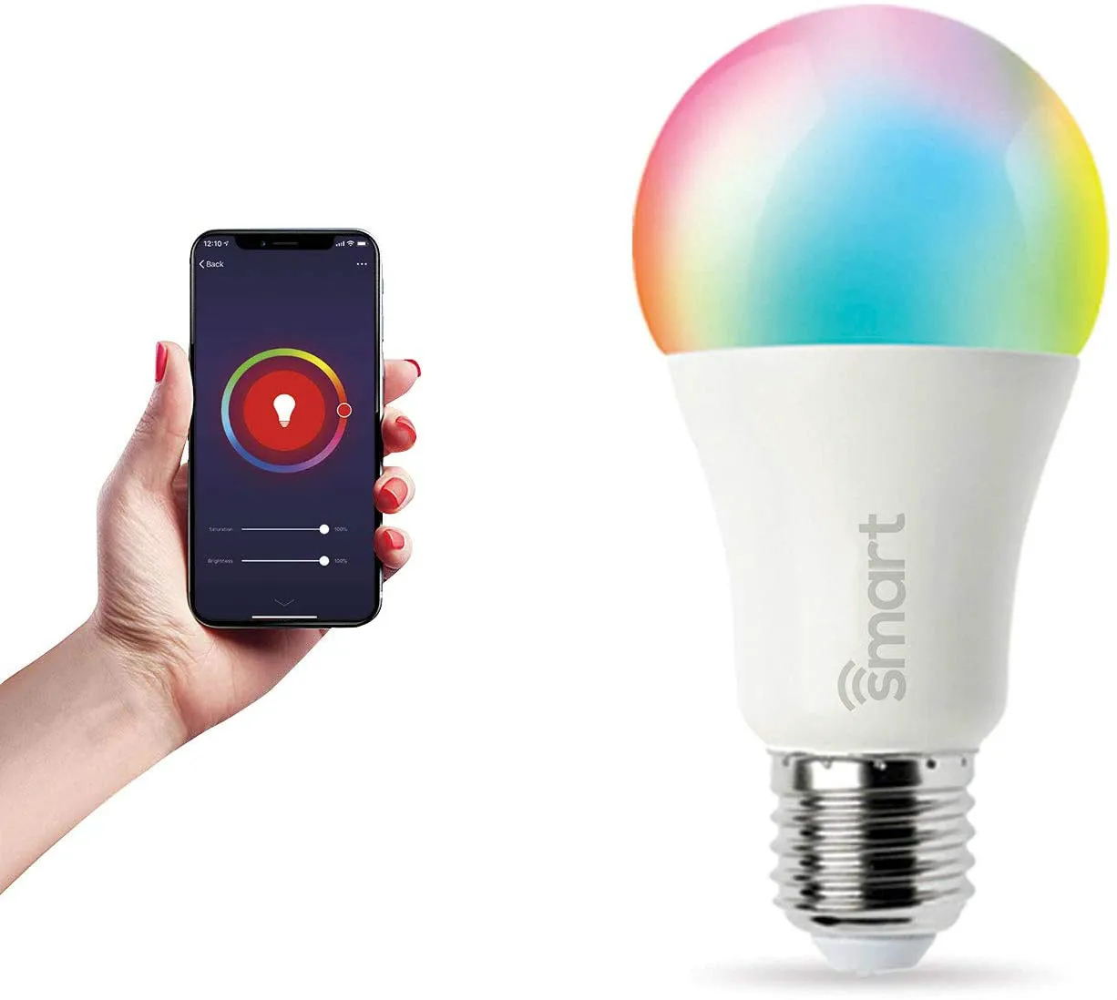 Tuya Smart Bulb Lights Tuya APP Control RGB LED Light Source Global led Emergency Bulbs Music Player A60 E27 7w 10w 11w