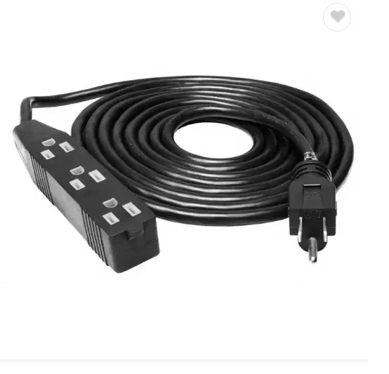 3 Outlet Outdoor Extension Cord Heavy Duty Gfci Online Triple Outlet