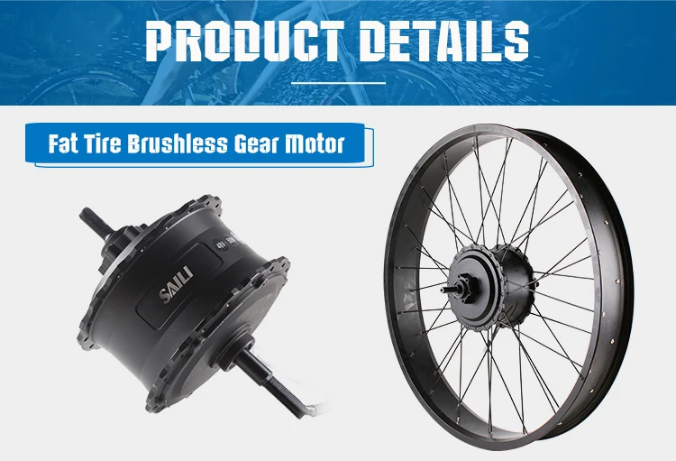 36v 500w Fat Tire Ebike Motor Beach Cruiser Bicycles Electric