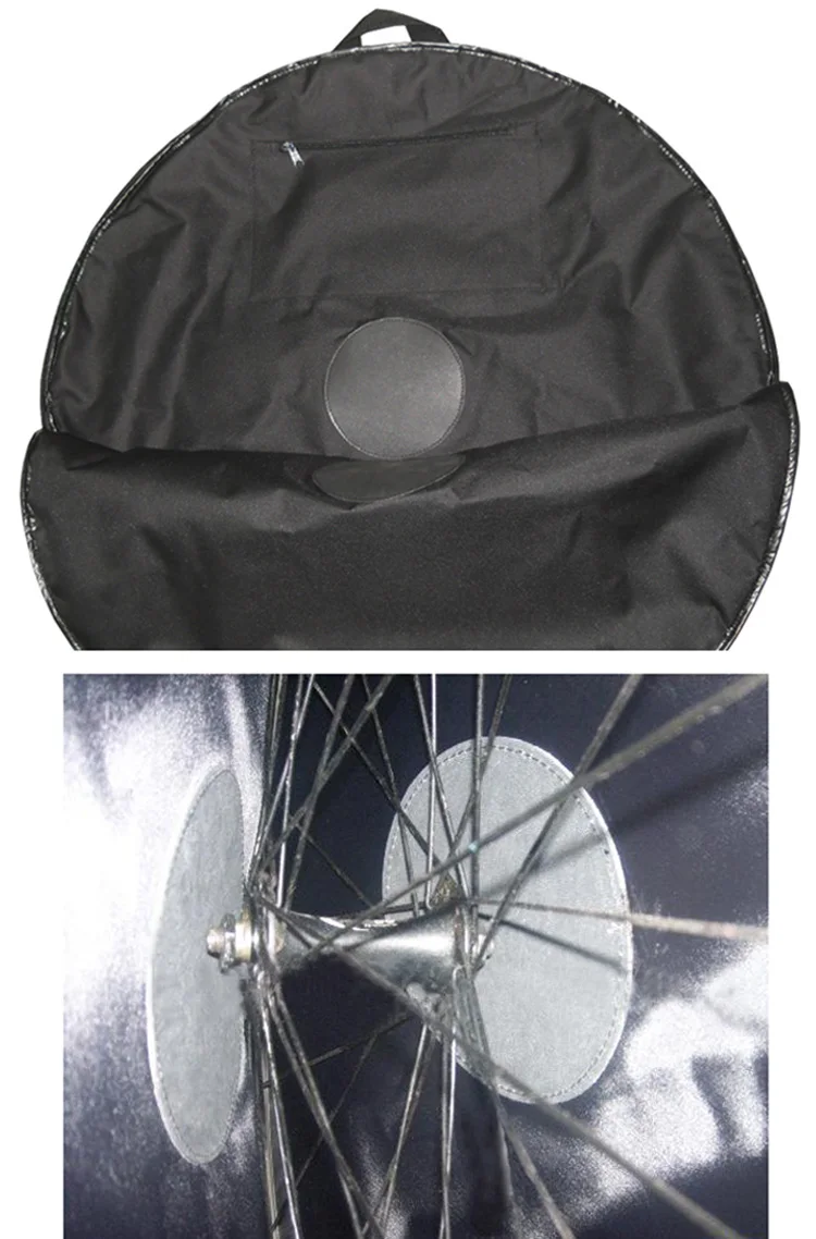 600d Polyester Ripstop 26 28 Rim Disc Wheel Cover Wheel Up Bike Bicycle