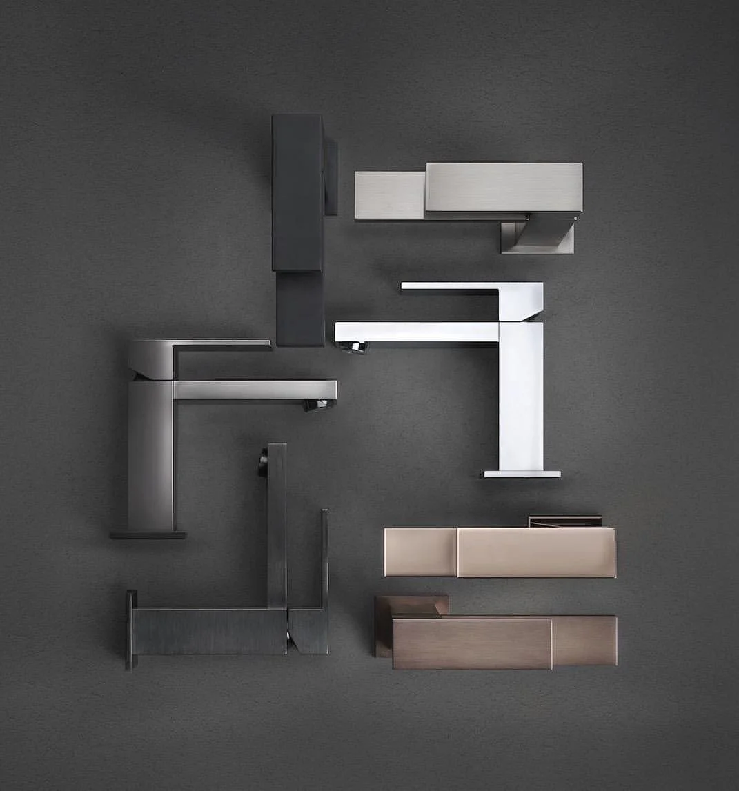 
Square with base matte black Wall Mounted two hole basin faucet with cUPC Certification bathroom taps faucet tapware 