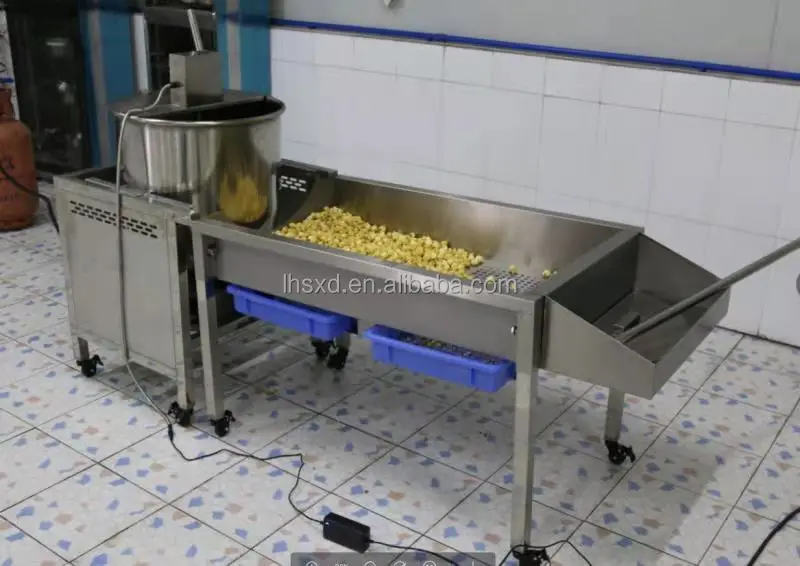 Stainless Steel Commercial Caramel Kettle Corn Popcorn Machine For Sale