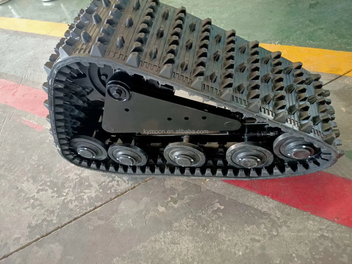 Rubber Tracked Lawn Mower,360mm Rubber Track System Of Beach Vehicle ...