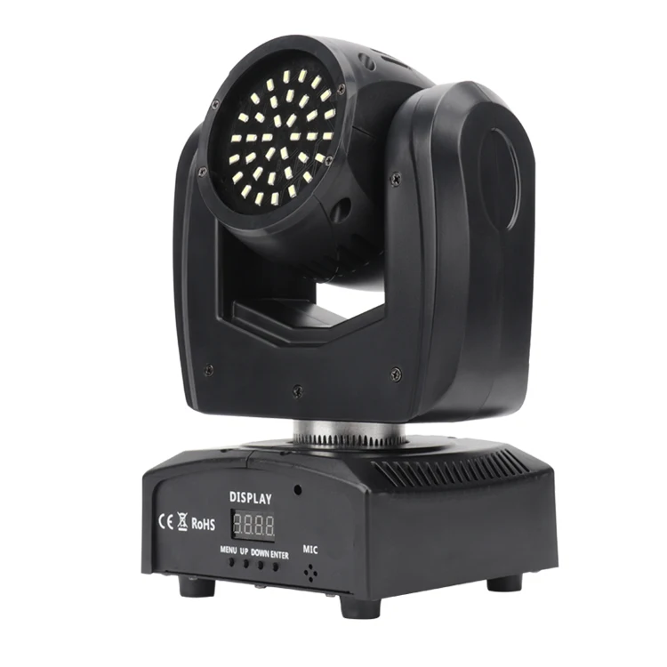 Double Face Infinite Rotation RGBW 4in1 Beam+Strobe Effect Mini Moving Head High Bright Stage Light for Christmas Decoration