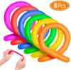 Wholesale TPR toys Stretchy Noodles Rope DIY Anti Stress Toys String Fidget Autism Stretchy String Fidget Sensory Toys