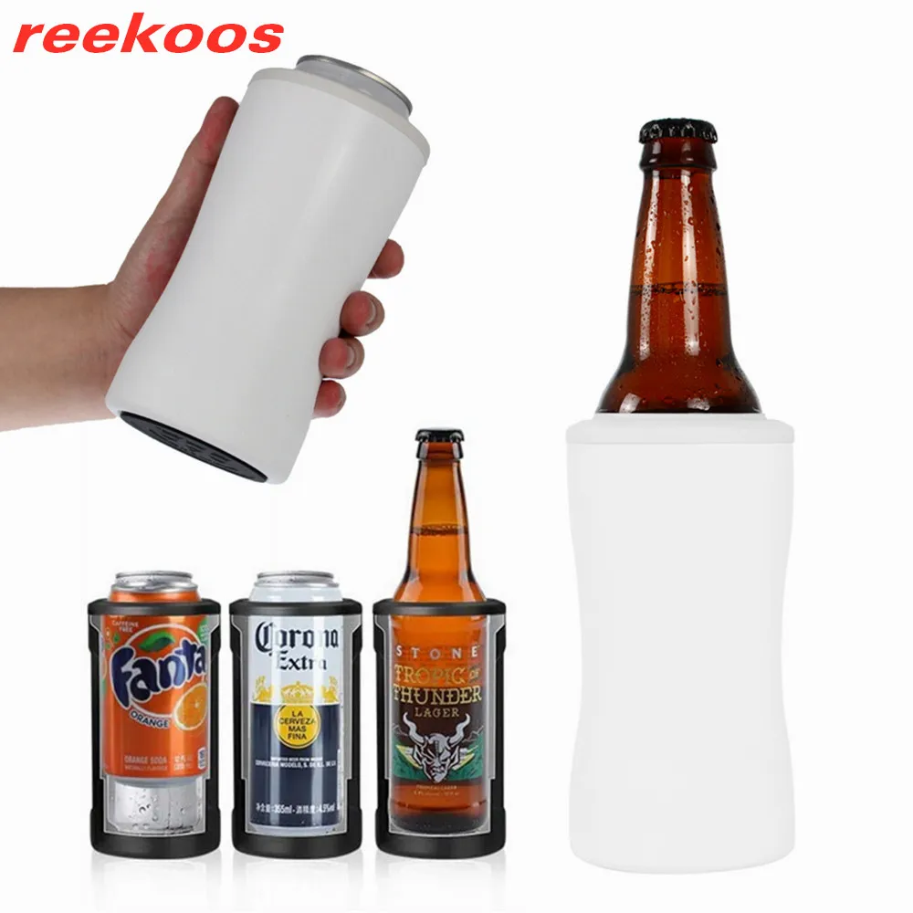 Reekoos 3 In 1 Outdoor Party Keep Drinks Cold Stainless Steel Beer Can