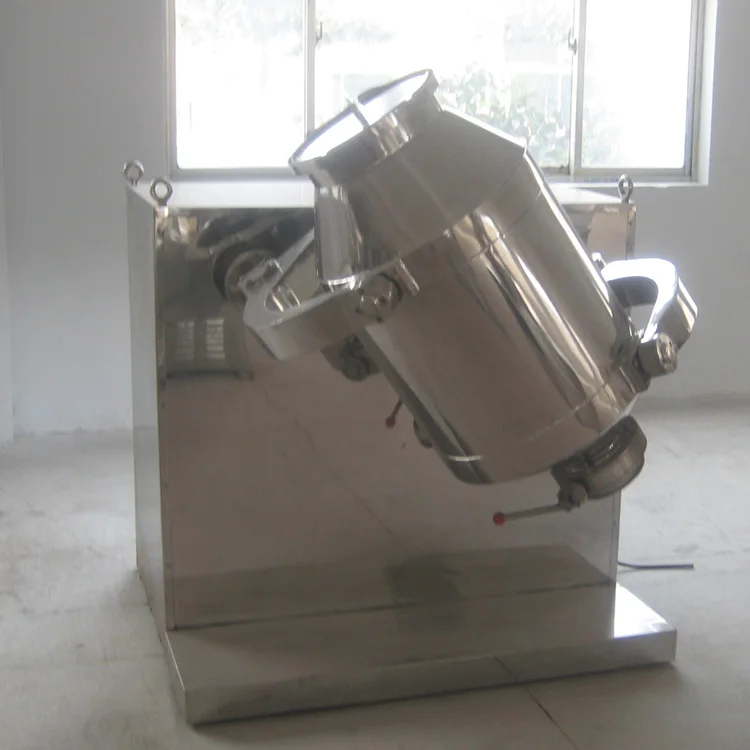 Pharmaceutical 3D motion mixer for powder