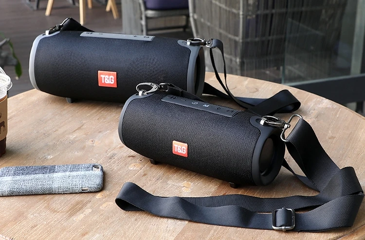 TG-118 wireless speaker Fabric 10w OEM UsB and TF card reader Hands-free built-in Battery Aux input FM Radio Usb input - ANKUX.COM